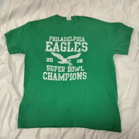 Gildan Other - Philadelphia Eagles 2018 Super Bowl Champions Large 100% Cotton Retro Tee Shirt